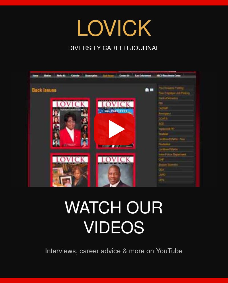 Watch Lovick Diversity Career Journal videos on YouTube